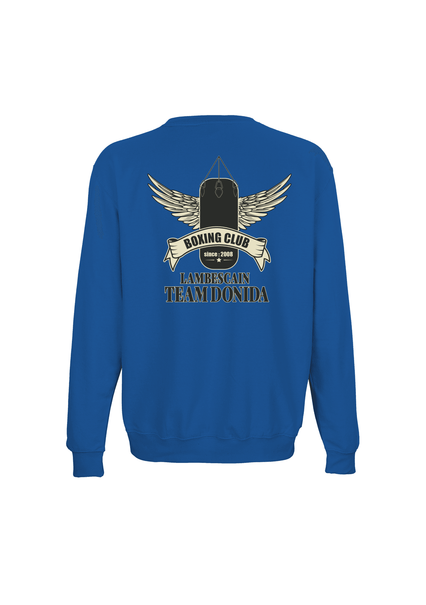 Sweat Adulte Bleu Boxing Club Lambescain - BCL25-LOGOBOXINGCLUB-COLUMBIAROYALDOS