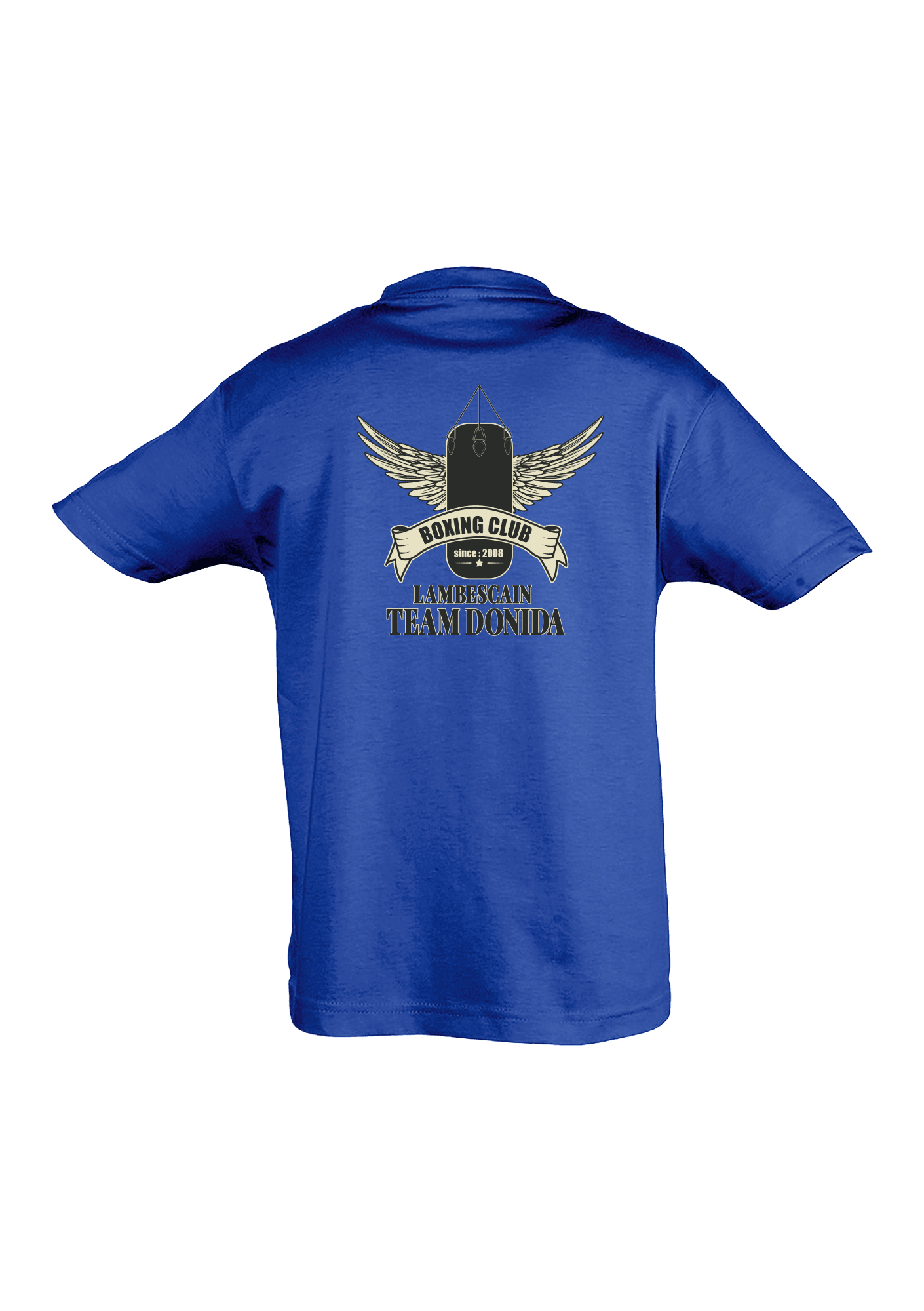 T-shirt Enfant Bleu Boxing Club Lambescain - BCL30-LOGOBOXINGCLUB-REGENTKIDSROYALDOS